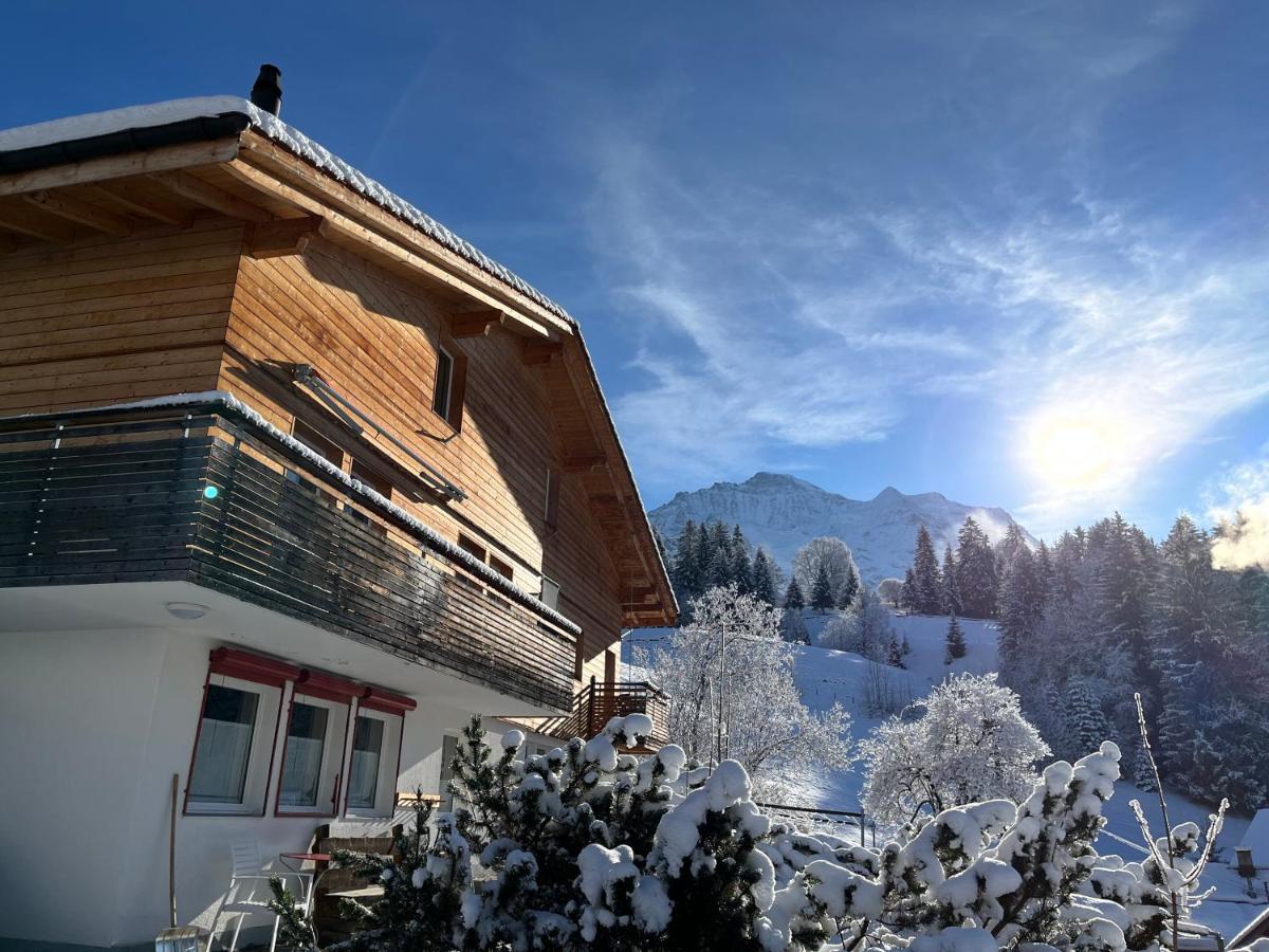 Chalet Viola Leilighet Wengen Eksteriør bilde